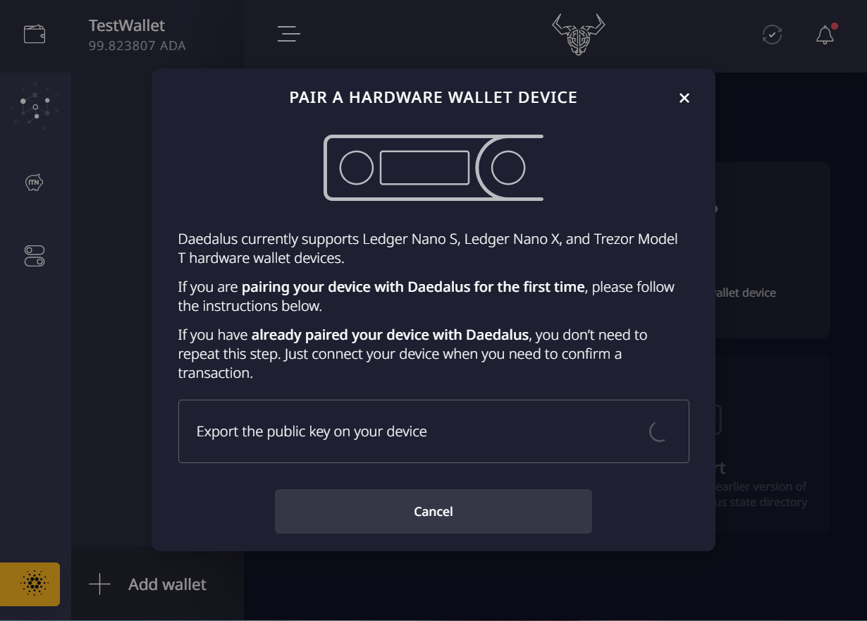 Ledger Nano XおよびSをDaedalusとペアリングする方法 – IOHKサポート