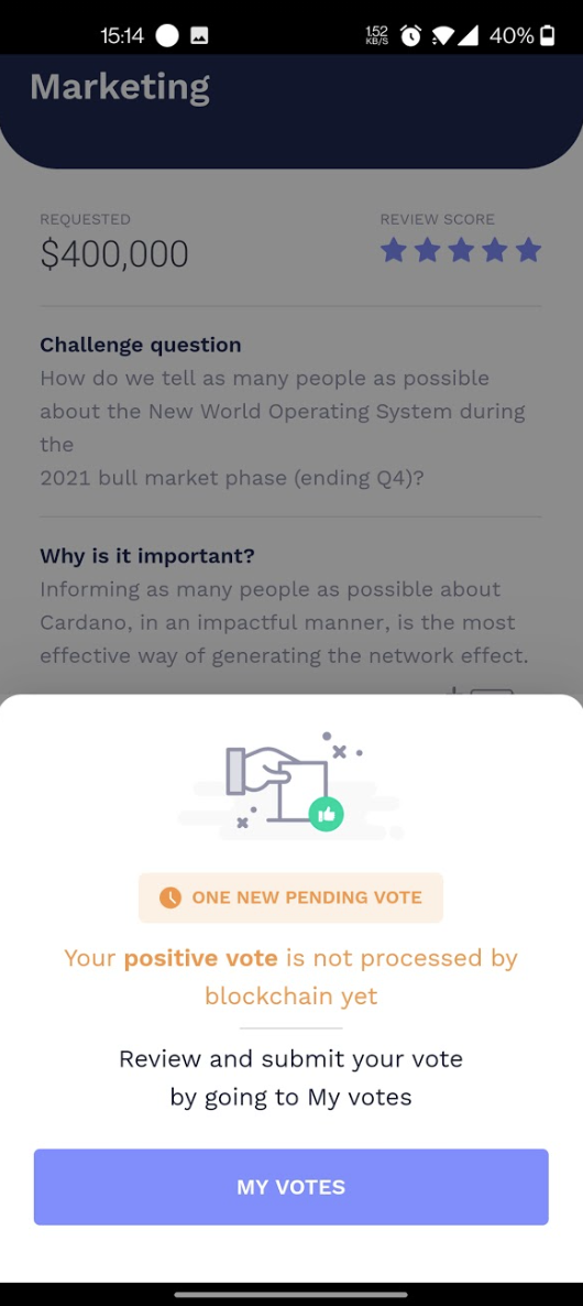 Catalyst registration and voting guide IOHK Support